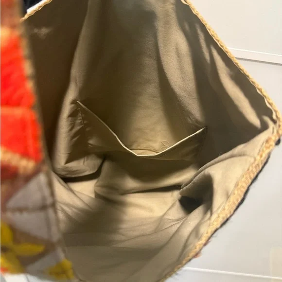 Unique 70’s Style Embroidered Tote Bag - Picture 5 of 7